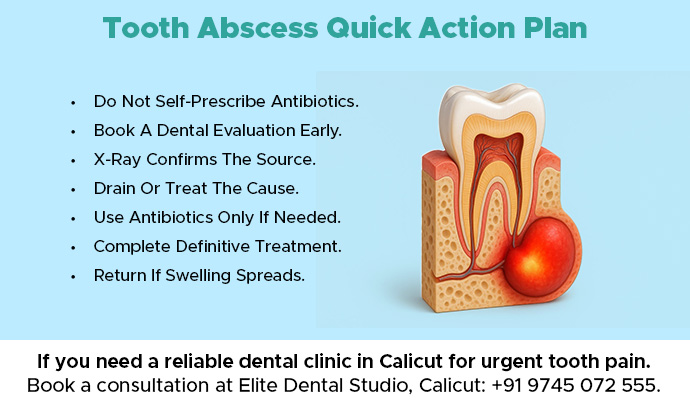tooth abscess quick action plan
